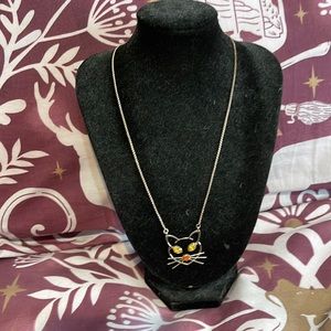 Betsey Johnson Cat Necklace